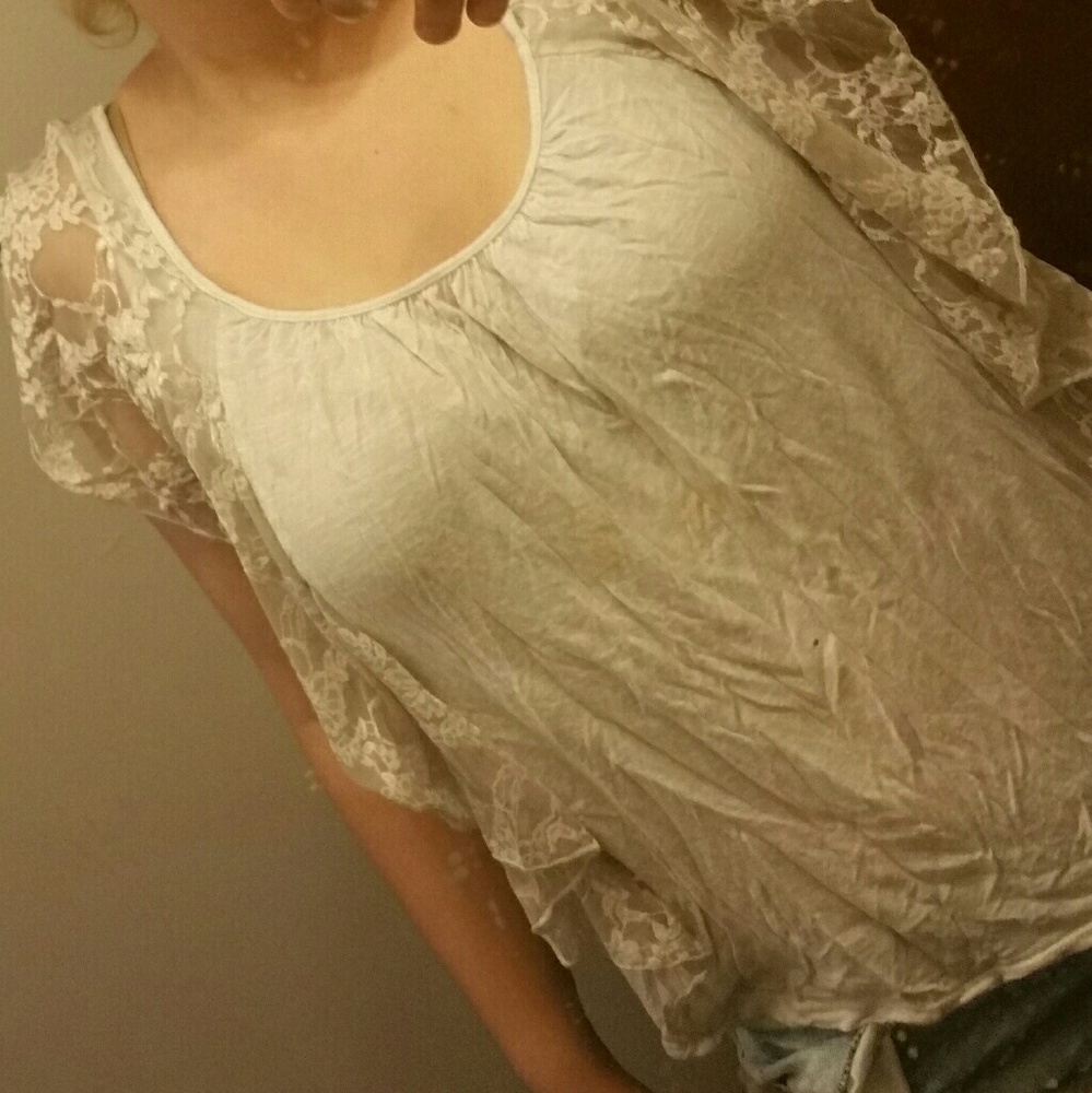 Gypsy lace blouse.